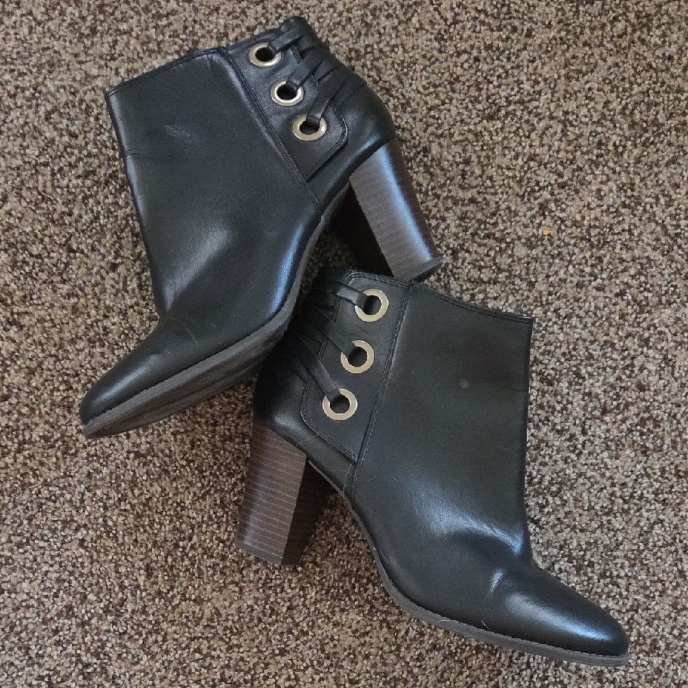 INC International Concepts Black Ankle Booties